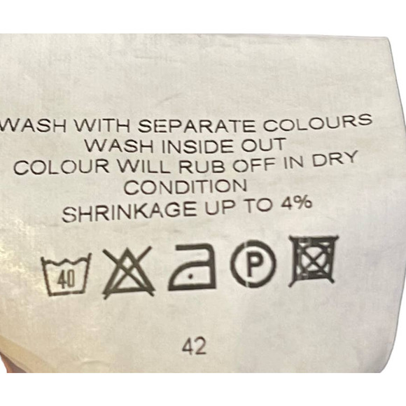 Charlotte Eskildsen Women Jeans Moon‎ Legs Denim Designer Remix Stretch Black 32 - Picture 10 of 11